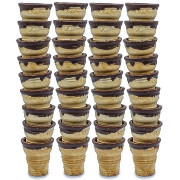 Waffel - Likörbecher | 36 Stück